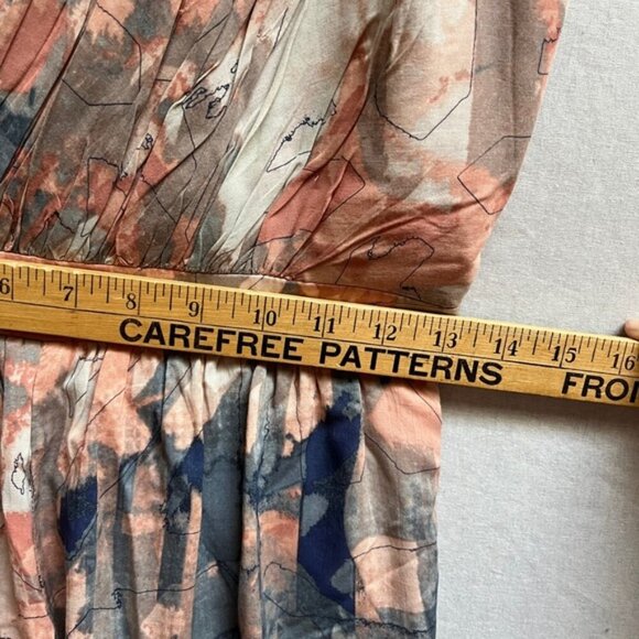 BCBGeneration one shoulder floral pastel romper size 4 - Picture 10 of 11